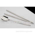 Stainless steel chopsticks and spoon
